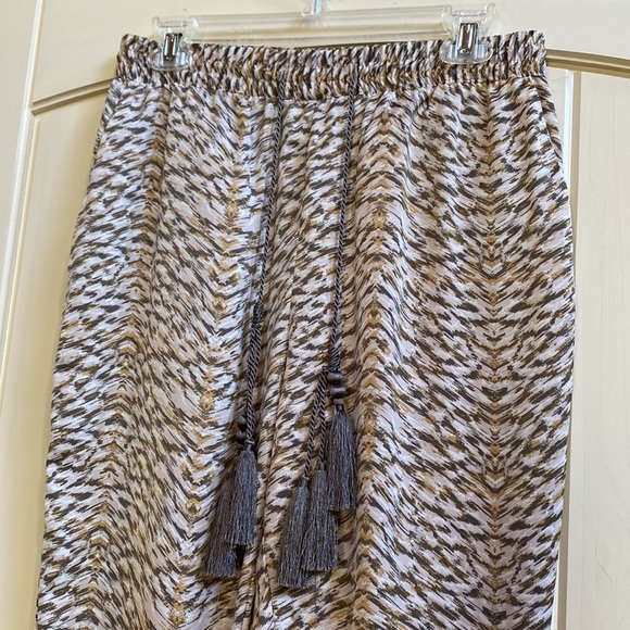 NWOT H&M Conscious Collection silky banded hem pants - Picture 2 of 8